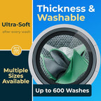 GREEN LIFESTYLE 100% Cotton Washable Absorbent Pads – Waterproof Reusable - Image 3