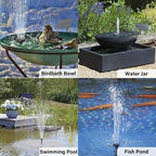 Biling Solar Water Pump Outdoor, Upgraded Solar Fountain Pump Kit - Image 7