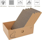 AUSCAT Cat Cardboard Scratcher, 14.8" L x 10.8" W x 5.2" H. - Image 5