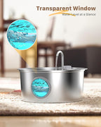 Pet Water Fountain for Large Dogs: Metal Dog Water Fountain - Image 5