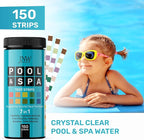 JNW 7-in-1 Pool Test Strips, 150 Quick & Accurate Test Strips - Image 3