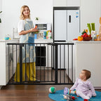 Mumeasy Baby Gate Extra Wide, 29.5-51'' Pressure Mounted Dog Gate - Image 2