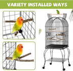 5PCS Natural Wood Bird Perch Set - Image 6