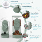Hanging Automatic Food and Water Dispenser, Gravity Rabbit Feeder Set, Cage Cat - Image 7