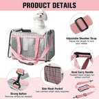 EXPAWLORER Large Cat Carrier Dog Carriers Soft - Image 4