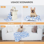 1 Pack 3 Blankets Super Soft Fluffy Premium Cute Elephant Pattern Pet Blanket - Image 2