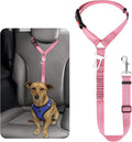 BWOGUE Pet Dog Cat Seat Belt Reflective Car Dog Headrest Restraint Leash by BWOGUEPetHome