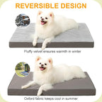 KSIIA Orthopedic Dog Bed, Deluxe Plush Waterproof, 29 x 18 Inch, 3-Inch Thick - Image 4