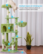 Hey-brother Cat Tree with Large Hammock, Cat Condo with Sisal-Covered - Image 6