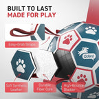 QDAN Dog Toys Soccer Ball with Straps, Durable Giant Dog Balls, Outdoor Dogs - Image 7