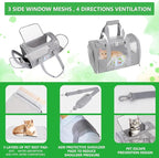 20 Inch Large Cat Carrier, Soft Sided Pet Carrier - Image 4