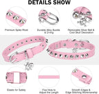 Leather Cat Collars for Boy Girl Cats - Image 2