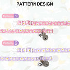 Lionet Paws 2pcs Pack Cotton Cat Collar, Breakaway Buckle - Image 2