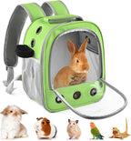 Guinea Pig Carrier Backpack, Portable Rabbit Travel Carring Bag by DBNESS