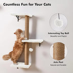 5-in-1 Cat Wall Shelves, Perch & Lounge - Image 6