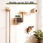 Cat Wall Shelves, DIY Wall-Mounted Cat Furniture Set - Image 7