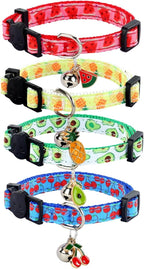 Yizepet Cat Collars with Bells, Breakaway Kitten Collar, Cute Kitty Collar by Yizepet