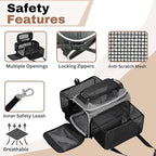 Airline Approved Top-Expanding Pet Carrier on Wheels- Extra Spacious Soft Lined - Image 5