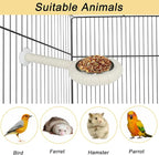 ASOCEA Bird Perch Feeding Cup, Bird Bowls - Image 7