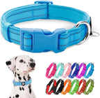 azuza Reflective Dog Collar, Soft Neoprene Padded Pet Collar by azuza