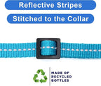 Pawtitas Recycled Teal Reflective Cat Collar – Eco-Friendly Breakaway Safety - Image 4