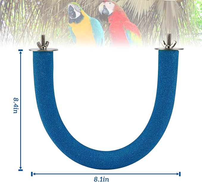 Rypet U Shape Parrot Perch Stand Toy - Image 2