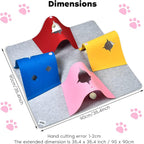 Cat Toys Tunnel for Indoor Cats, Interactive Cat Enrichment Furniture - Image 2