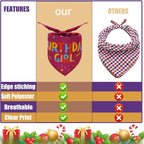 Dog Birthday Party Supplies Dog Birthday Girl Bandanas Party Pet Supplies - Image 4