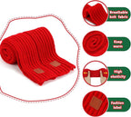 BWOGUE 2-Piece Knitted Dog Christmas Scarf & Bandana - Image 3