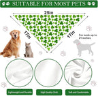 St. Patrick's Day Dog Bandana, 2 Pack Adjustable Holiday Party Pets Saint - Image 3