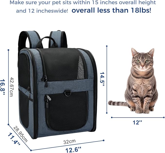 Apollo Walker Dog & Cat Carrier Backpack - Image 2