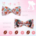 Dog Collar - Rugby with Flower Pet Collar Bows - Image 4