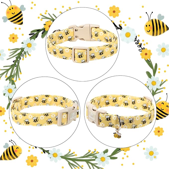 Bee & Daisy Dog Collar for Puppy Small Dogs - Image 7