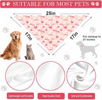 Mother Day Dog Bandanas, I Love Mom Dog Scarf, Accessories - Image 7