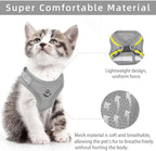Gray X-Small Adjustable Breathable Reflective Harness - Image 2