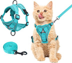 Wanheart Summer cat Chest Harness and Leash, Anti-Escape Adjustable Soft mesh by Unknown