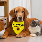 Nervous Do Not Pet Dog Bandana, Nervous Anxious Dog Bandana No Hand Sniffs Gift - Image 6