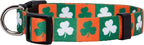 Native Pup St Patricks Dog Collar- Saint Patrick Green Shamrock Pet Collars- - Image 2