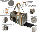 Mr. Peanut's Expandable Airline Approved Soft Sided Pet Carrier, Luxury Travel - Image 4