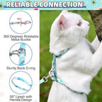 KOOLTAIL Cat Harness and Leash Set, Escape Proof Adjustable Kitten Harness - Image 3