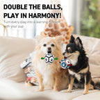 QDAN 2 Pack Small Dog Toys, 3.5 Inch Puppy Balls, Dog Balls - Image 3