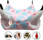 Cat Hammock for Cage, Soft Warm Hanging Bed for Kitten, Guinea Pig, Chinchilla - Image 7