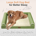 Large Dog Bed Orthopedic Washable: Beds Bolster XL Bed Medium Large Dogs Egg - Image 2