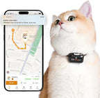 Pawfit Lite for Cats 4g GPS Tracker | Ultra-Small Design | Real-Time Tracking | by Pawfit