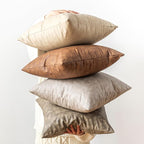 Pack of 2 Oversized Leather Pillow Cover Neutral Decorative, - Image 6