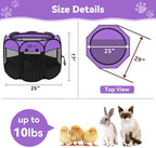 Dog Cat Playpen, Puppy Pet Playpen, Small Dogs Tent Crates Cage Indoor/Outdoor - Image 6
