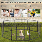 BestPet | Dog Playpen | 32 Inch, 8 Panels | Heavy Duty Metal Pet Exercise Pen | - Image 7