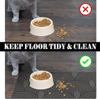 Dog Food Mats for Floors Absorbent, Pet Cat Food Mat - Image 5