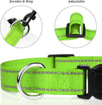 TagME Reflective Nylon Dog Collars, Adjustable Classic Collar - Image 3
