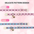 Unique Style Paws Pink Kitten Collars, Cute Valentine Cats Collar - Image 2